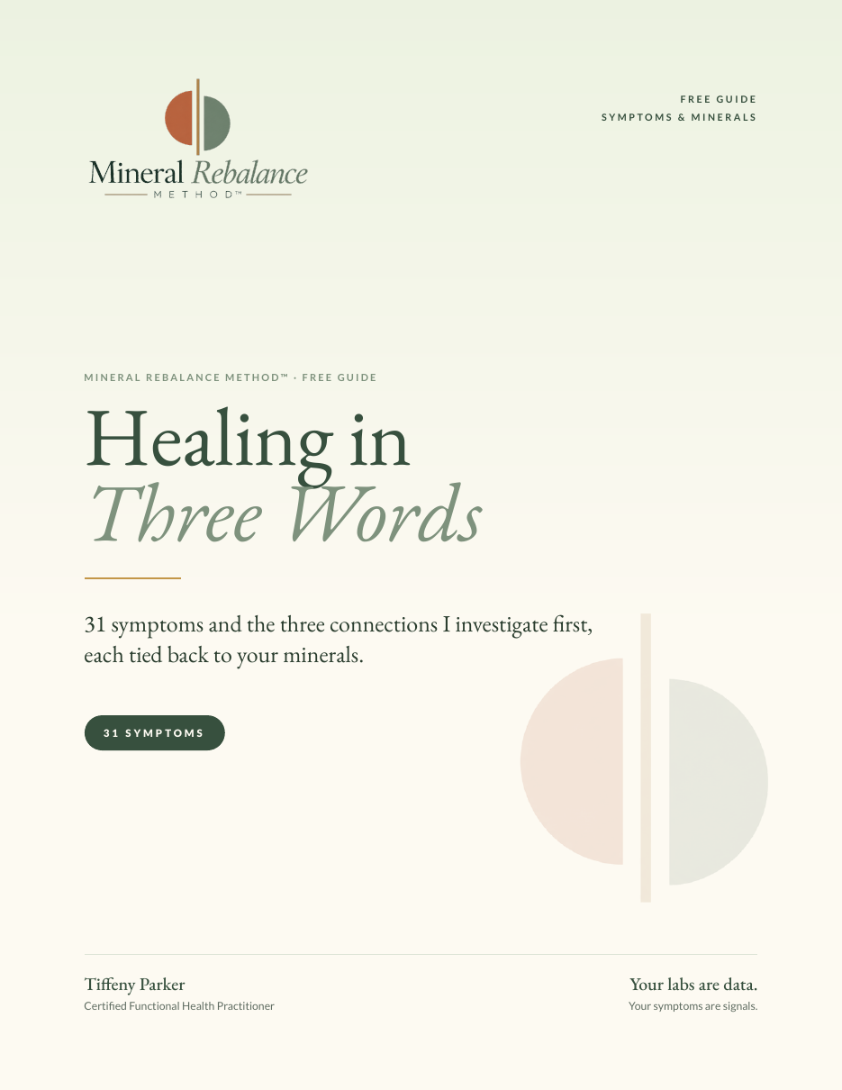 Healing in Three Words cover